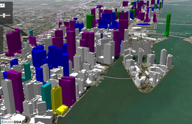 Click to access interactive animation of downtown Miami's development pipeline.